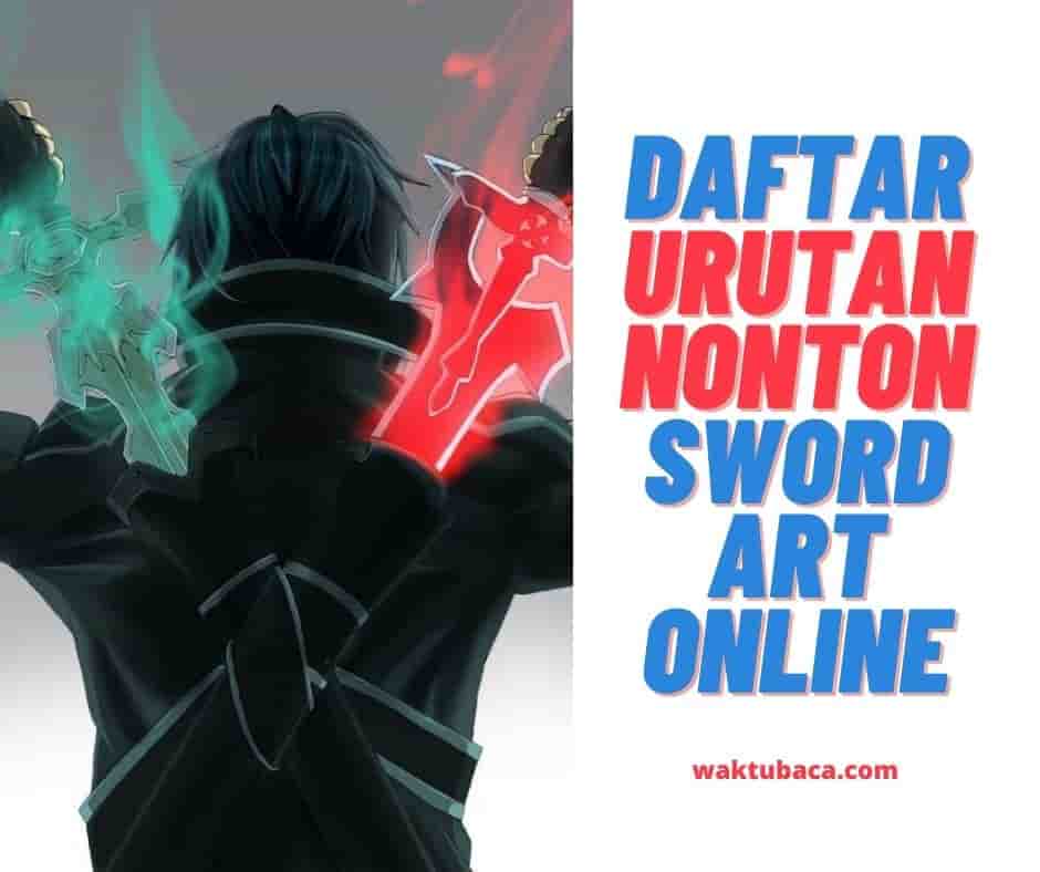 daftar urutan nonton sword art online